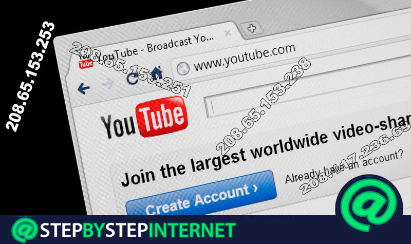 Comment connaître l'adresse IP de YouTube et de tout autre site Web sur Internet? Guide étape par étape