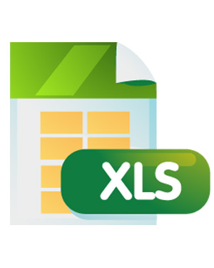 archivos con extensión .XLS