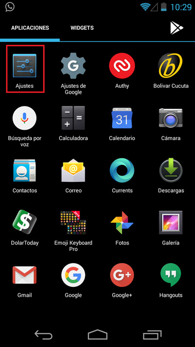 En Android