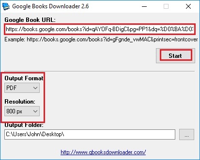 Google Books Downloader para Windows