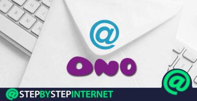 How to create an email account in ONO for free? Step by step guide