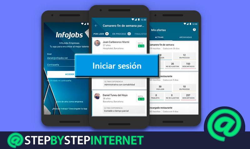 How to log into Infojobs in Spanish easy and fast? Step by step guide