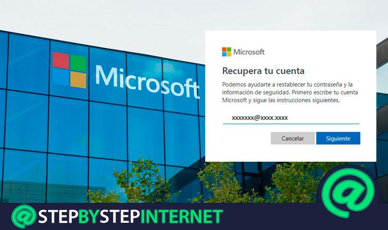 How to recover the Microsoft account to be able to enjoy all its tools? Step by step guide