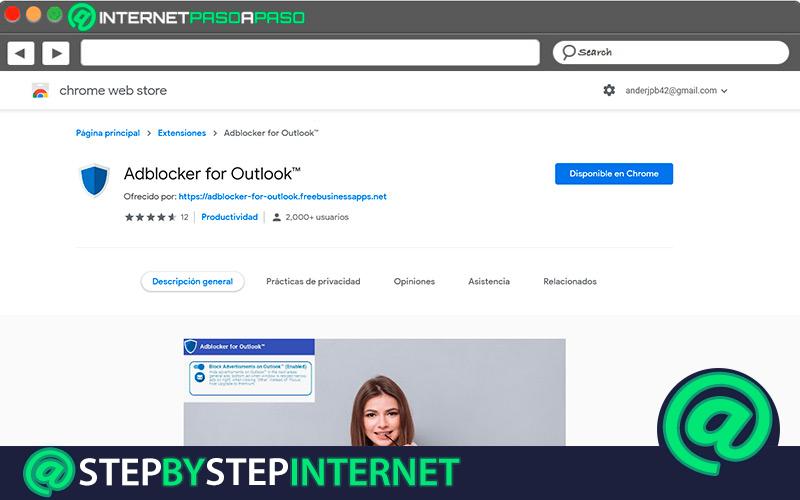 Outlook Adblocker in Chrome